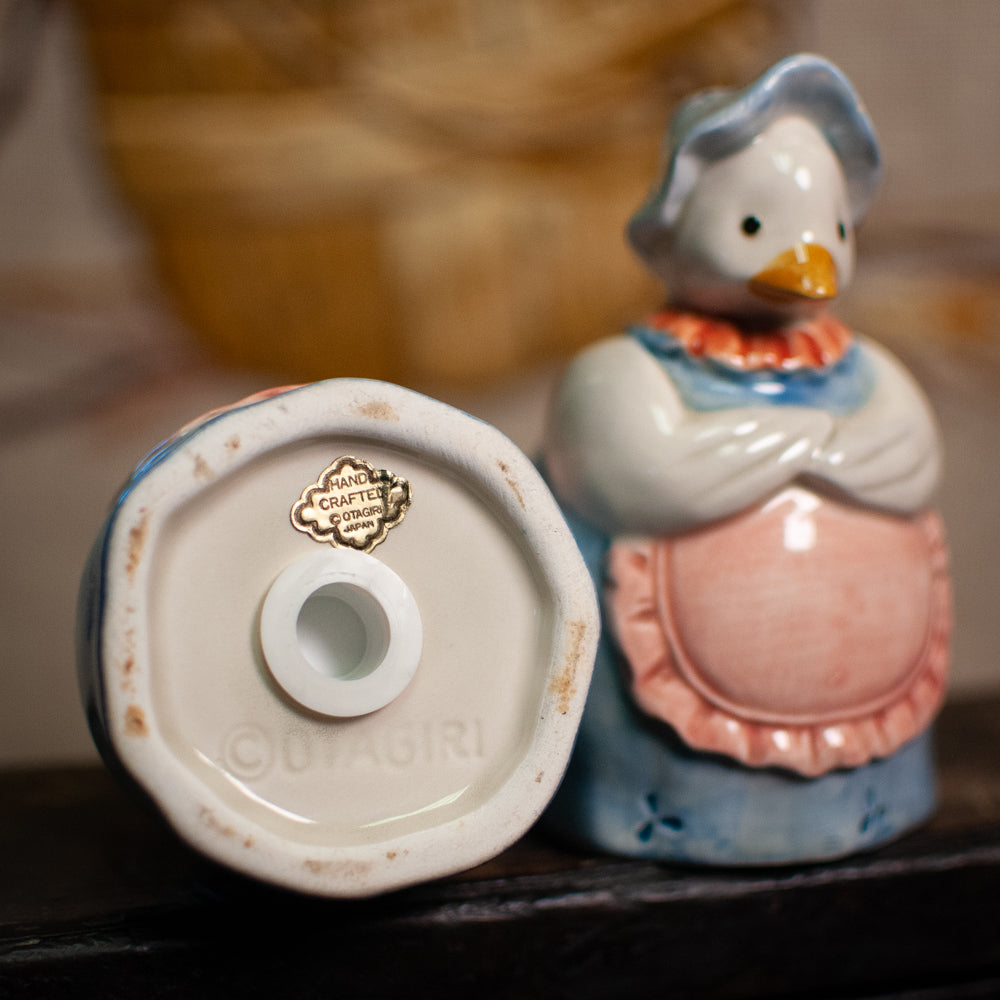Vintage Otagiri Anthropomorphic Ducks Salt and Pepper Set