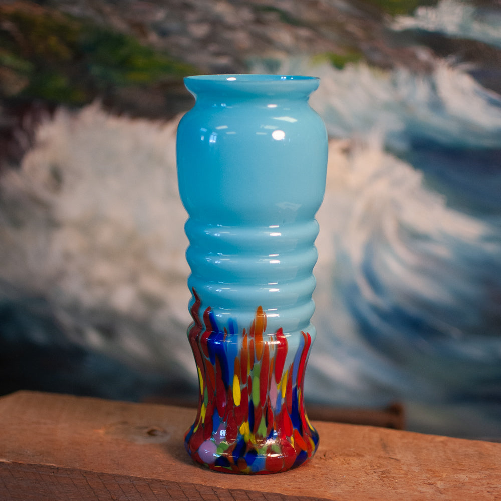 1930's Art Deco Glass Vase