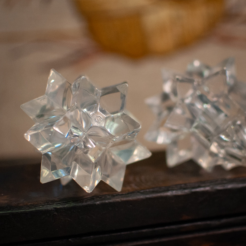 MCM Lucite Atomic 3D Star Salt and Pepper